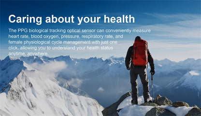 2025 New For Xiaomi Military Smart Watch Men Waterproof Outdoor Sports Fitness Tracker Health Monitor 2.10" BT Call Smartwatch